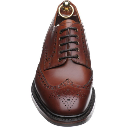Product image for Loake Chester (Rubber) mens rubber-soled brogues in mahogany calf (second)