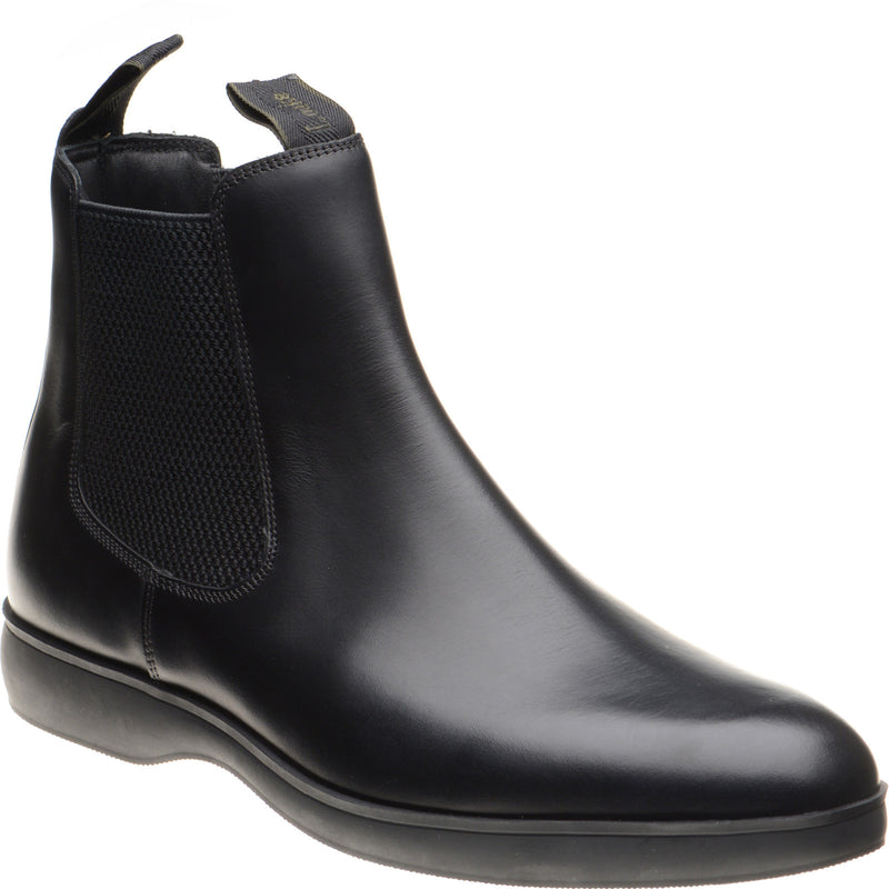 Product image for Loake Conrad mens rubber-soled Chelsea boots in black calf