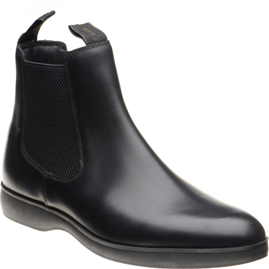 Product image for Loake Conrad mens rubber-soled Chelsea boots in black calf