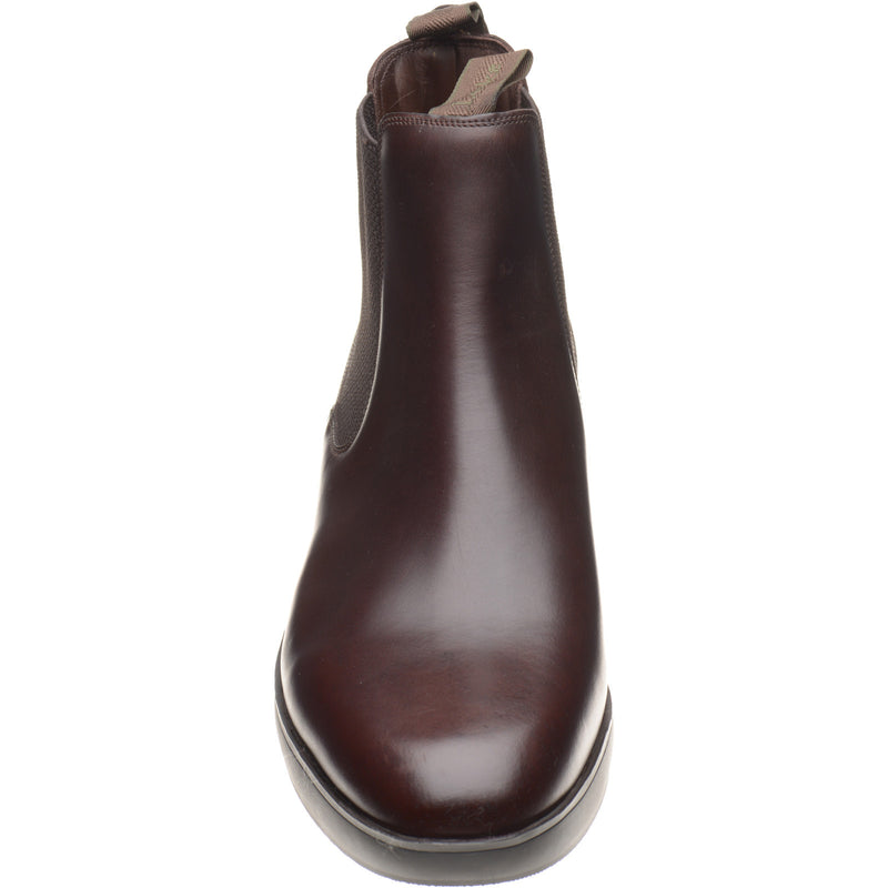 Product image for Loake Conrad mens rubber-soled Chelsea boots in dark brown calf