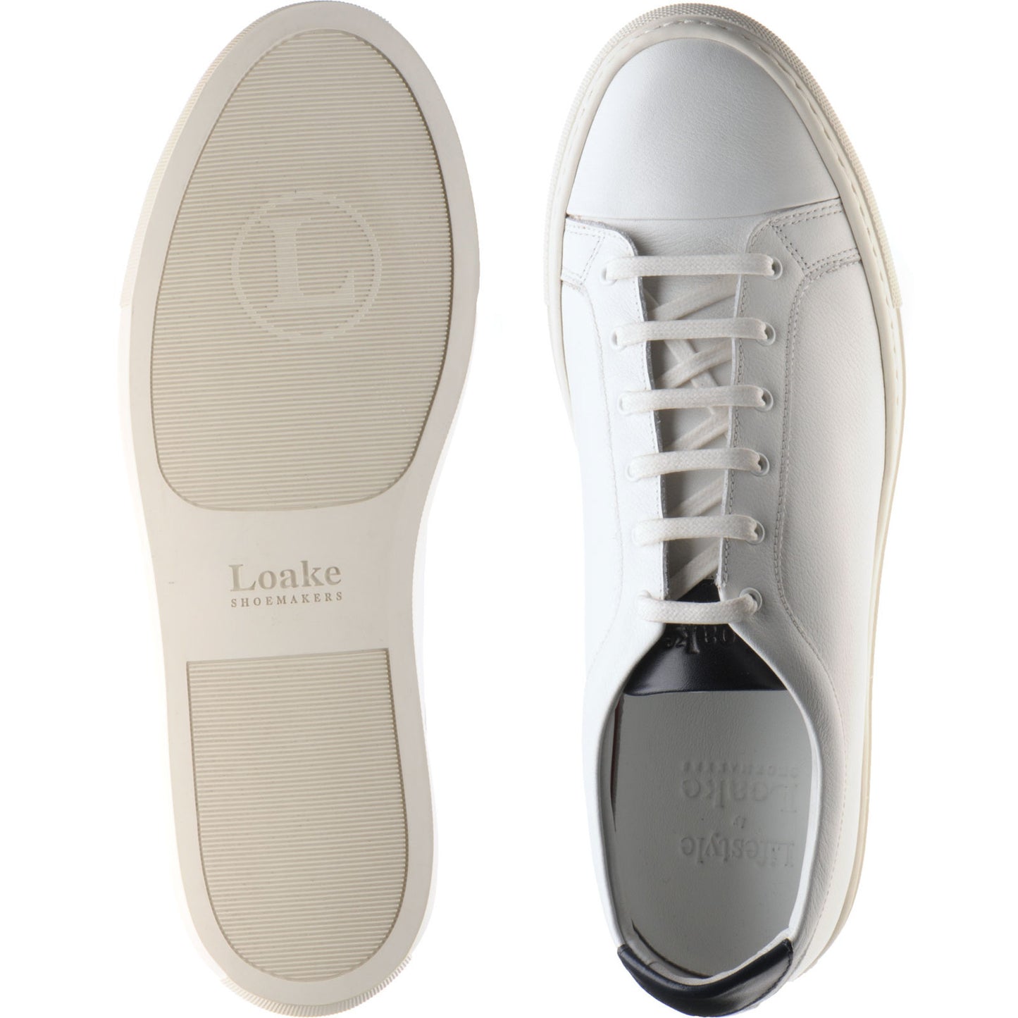 Product image for Loake Dash in white calf