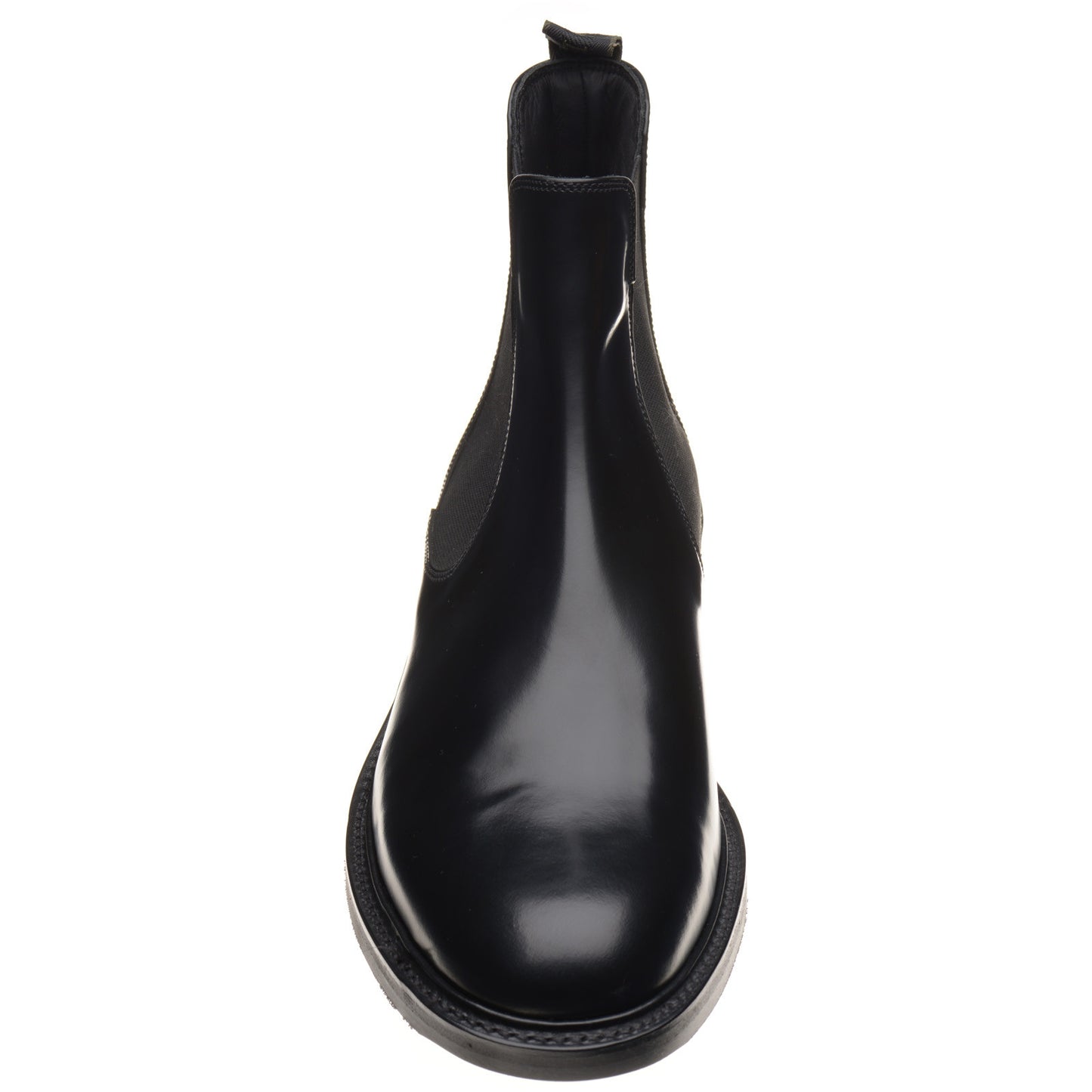 Product image for Loake Dorchester mens rubber-soled Chelsea boots in black polished (second)