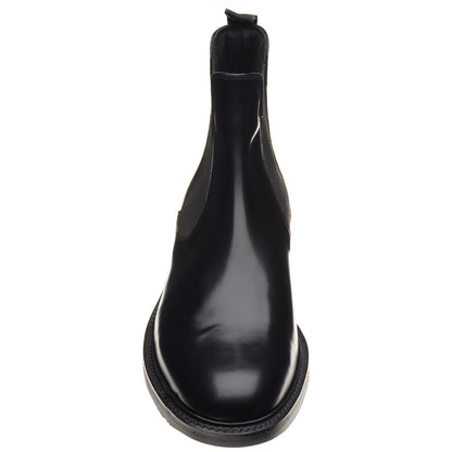 Product image for Loake Dorchester mens rubber-soled Chelsea boots in black polished (second)