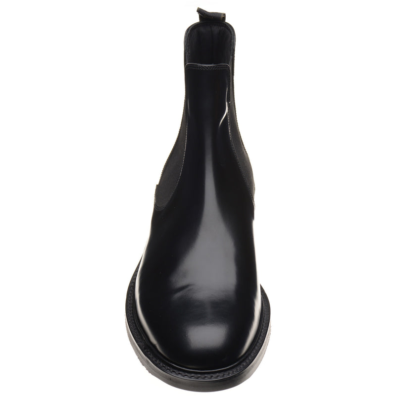 Product image for Loake Dorchester mens rubber-soled Chelsea boots in black polished (second)