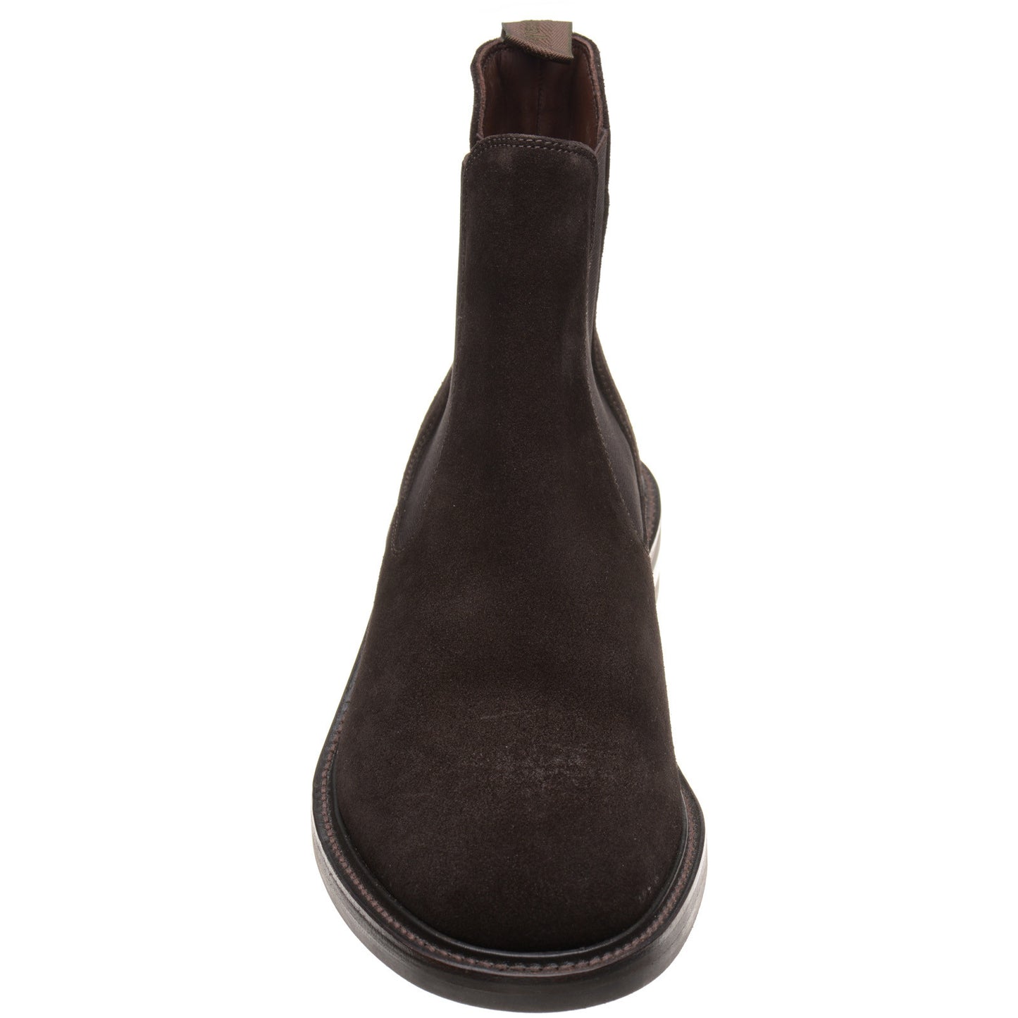 Product image for Loake Dorchester mens rubber-soled Chelsea boots in dark brown suede (second)