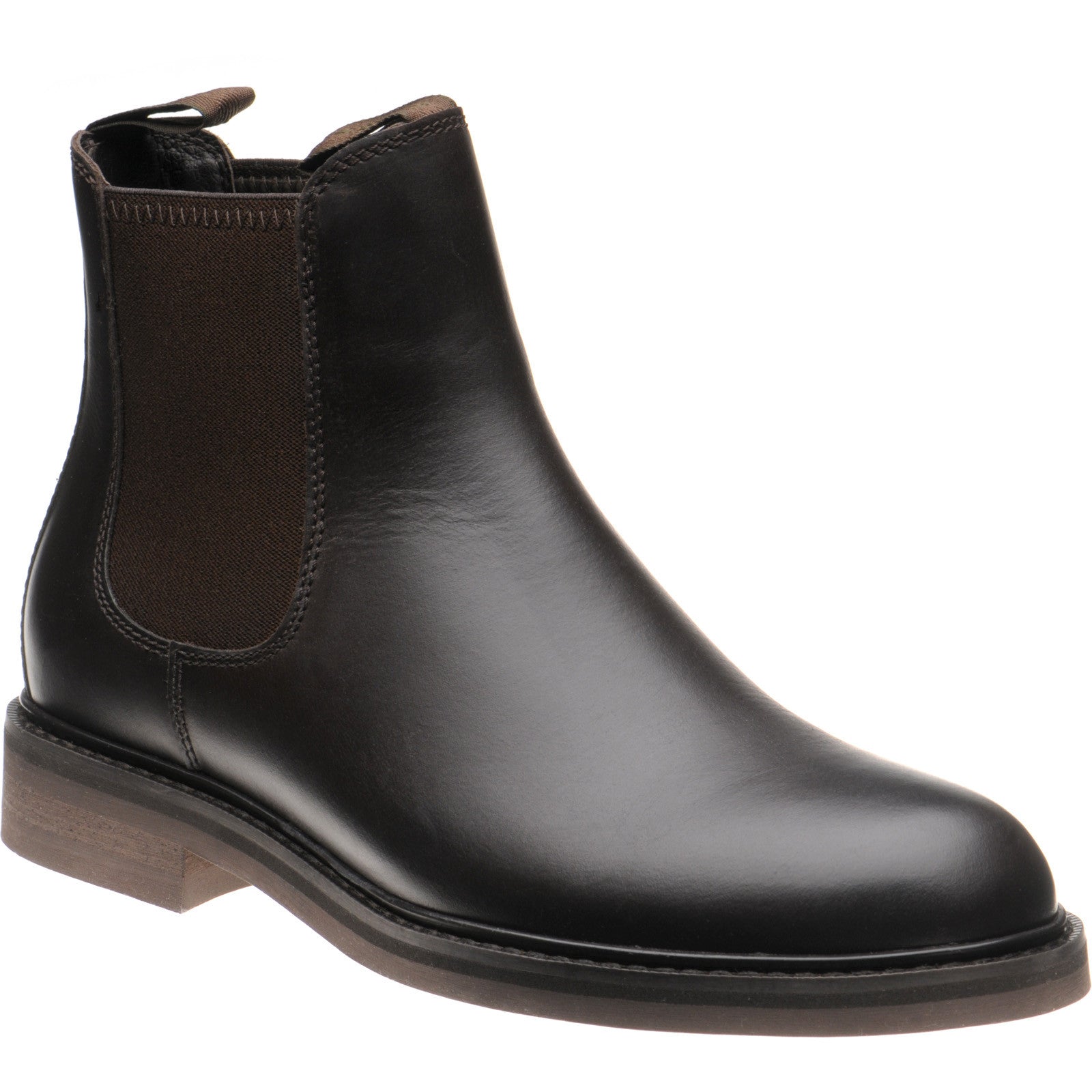 Product image for Loake Ducksworth mens rubber-soled Chelsea boots in dark brown waxy calf (second)