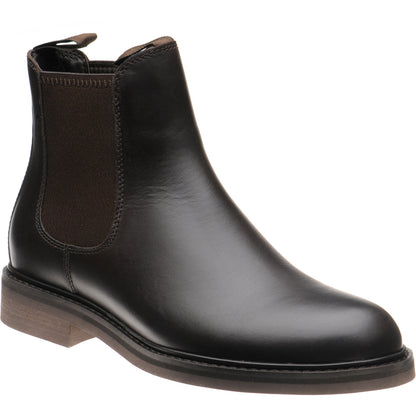 Product image for Loake Ducksworth mens rubber-soled Chelsea boots in dark brown waxy calf (second)