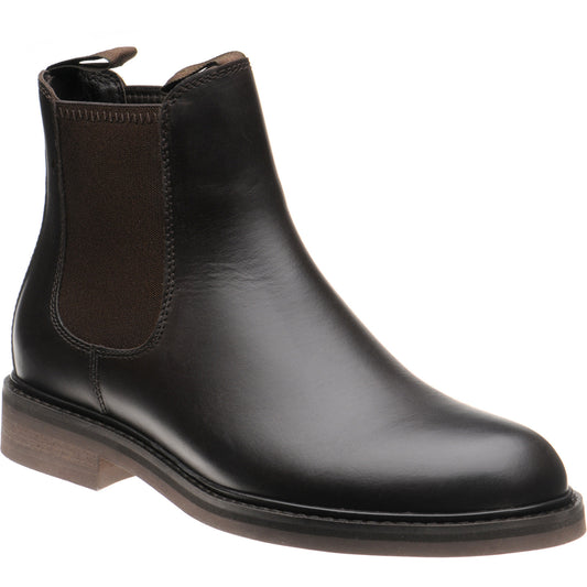 Product image for Loake Ducksworth mens rubber-soled Chelsea boots in dark brown waxy calf (second)