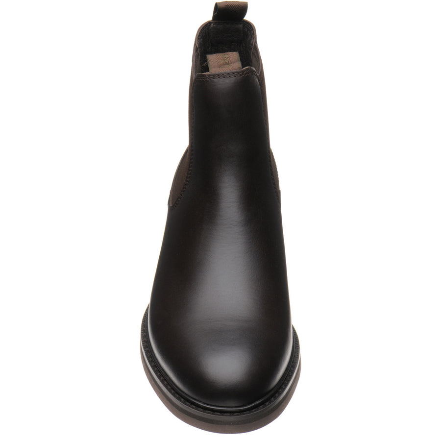 Product image for Loake Ducksworth mens rubber-soled Chelsea boots in dark brown waxy calf