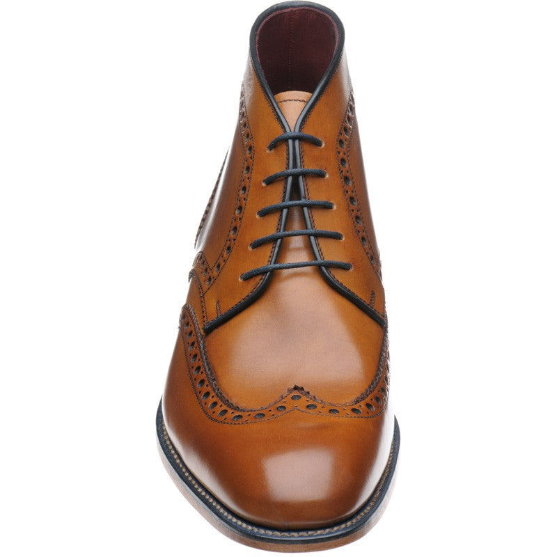 Product image for Loake Errington mens brogue boots in tan calf (second)