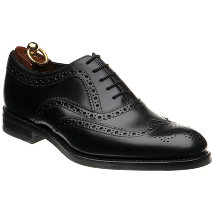 Product image for Loake Fearnley Rubber in black calf