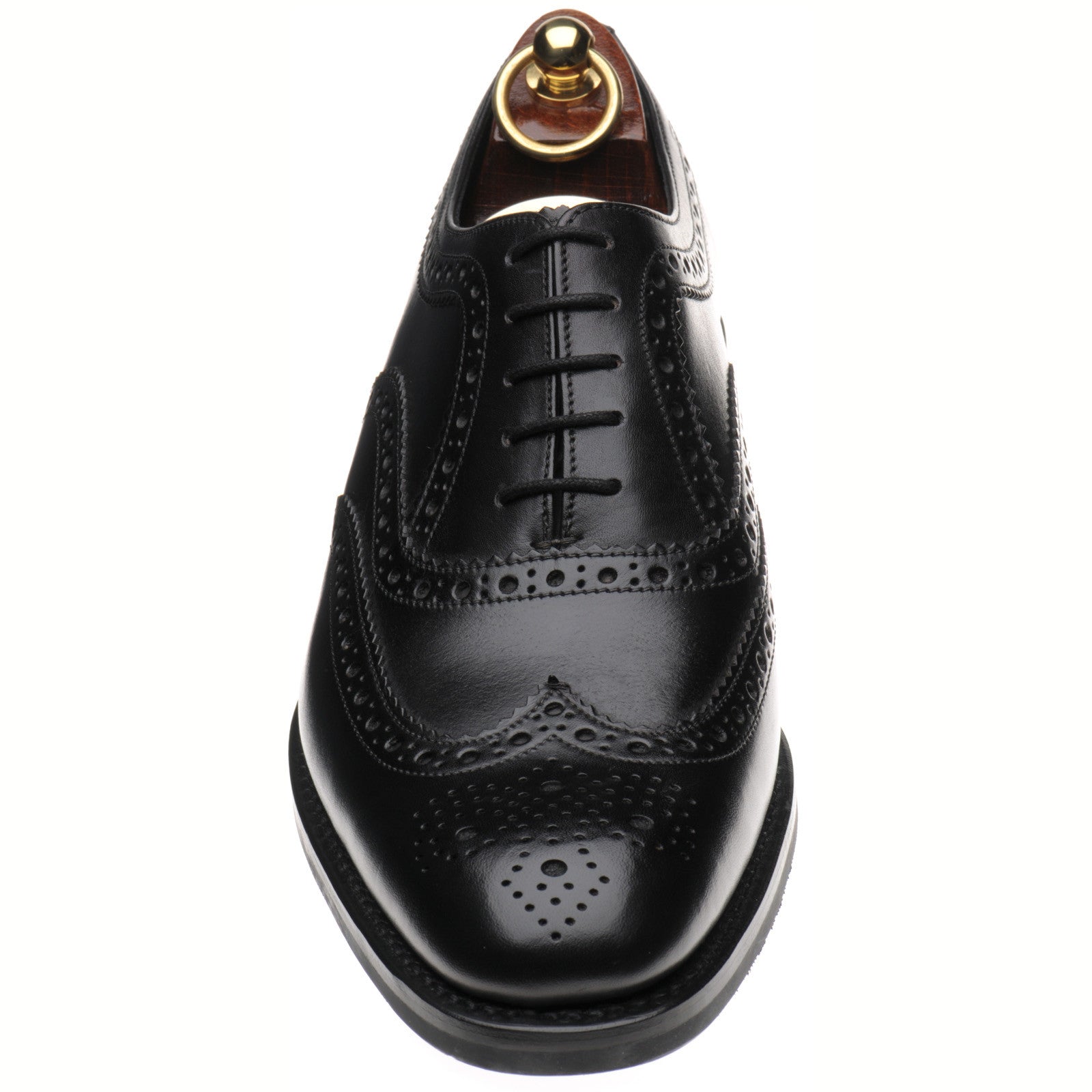 Product image for Loake Fearnley Rubber in black calf