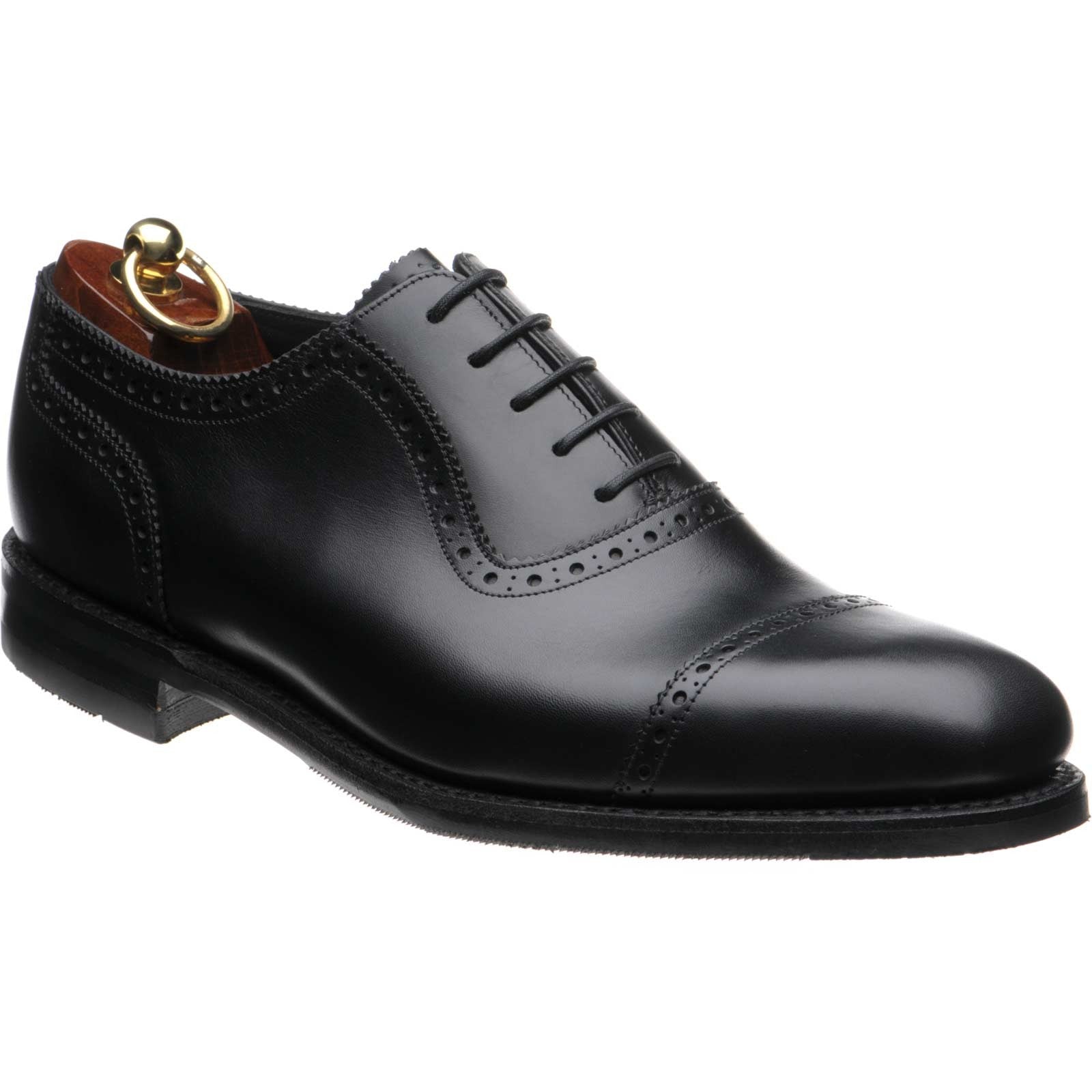 Product image for Loake Fleet in black calf