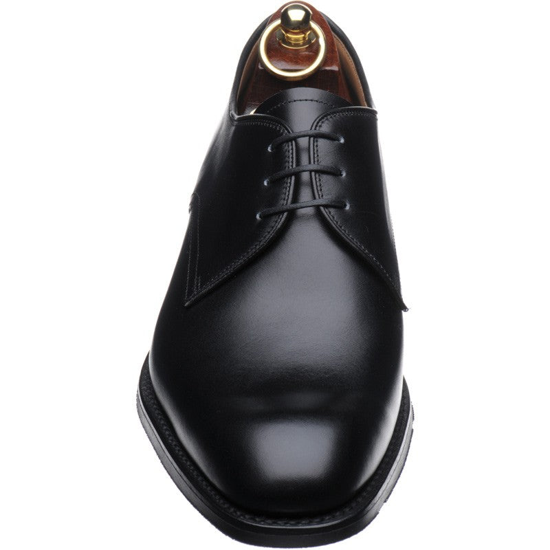 Product image for Loake Gable mens rubber-soled Derby shoes in black calf (second)
