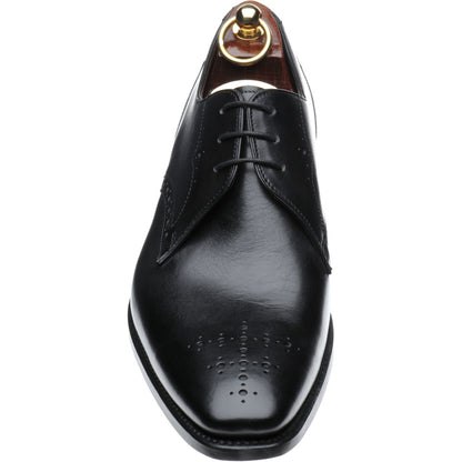 Product image for Loake Hannibal mens brogues in handpainted black calf (second)