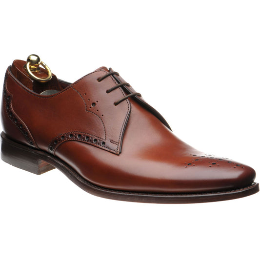 Product image for Loake Hannibal mens brogues in handpainted chestnut calf (second)