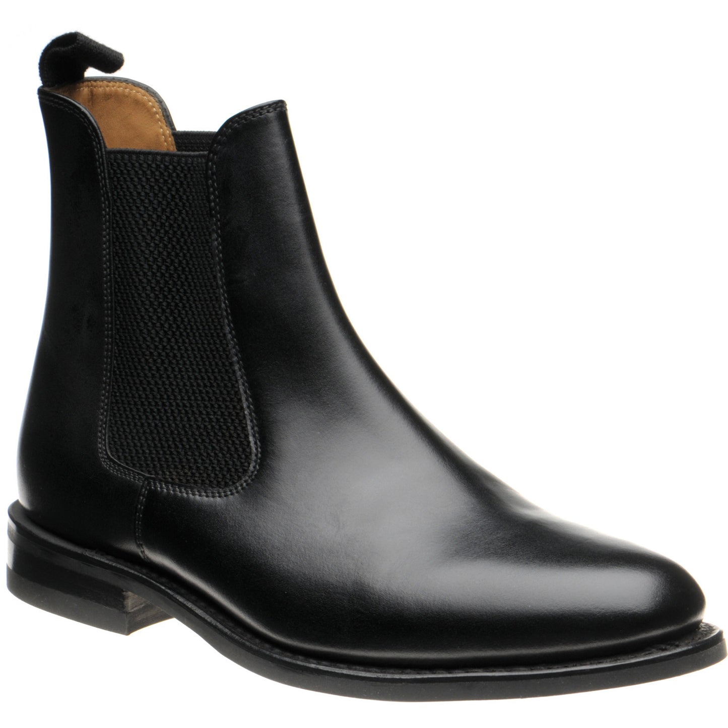 Product image for Loake Hickstead Rubber mens rubber-soled boots in black calf (second)