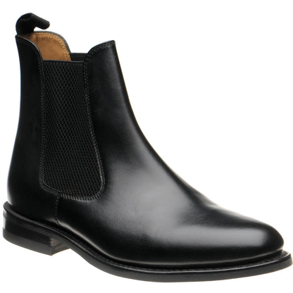 Product image for Loake Hickstead Rubber mens rubber-soled boots in black calf (second)