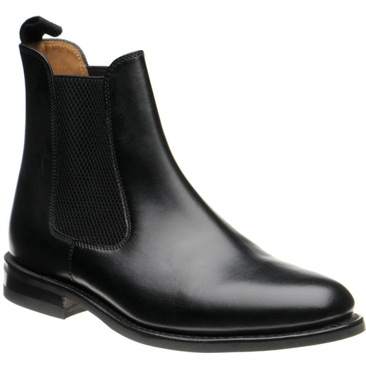 Product image for Loake Hickstead Rubber mens rubber-soled boots in black calf (second)