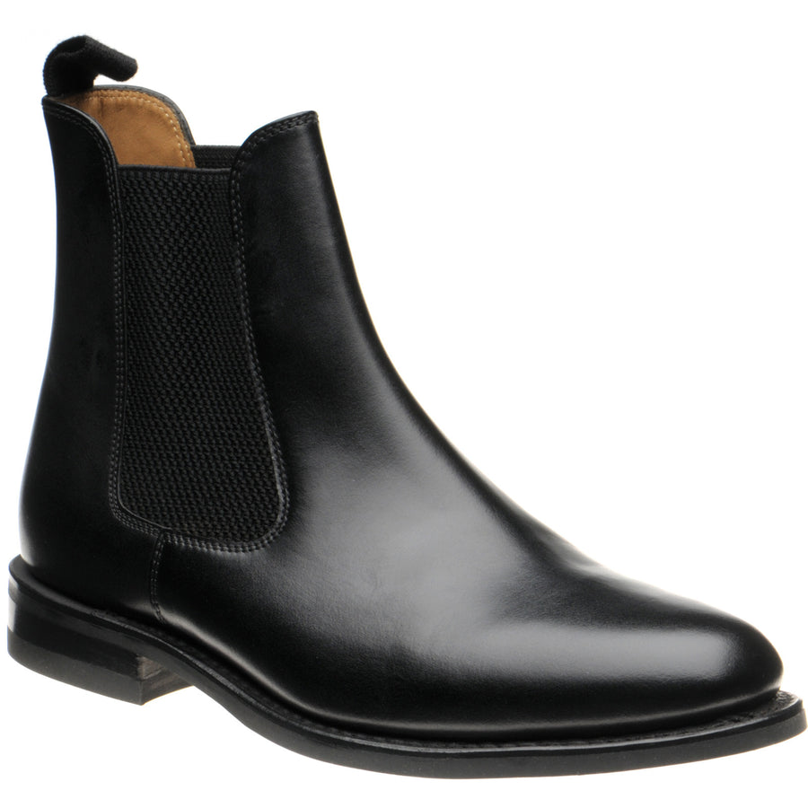 Product image for Loake Hickstead Rubber mens rubber-soled boots in black calf (second)