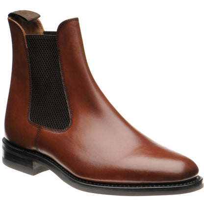Product image for Loake Hickstead Rubber mens rubber-soled boots in chestnut calf (second)