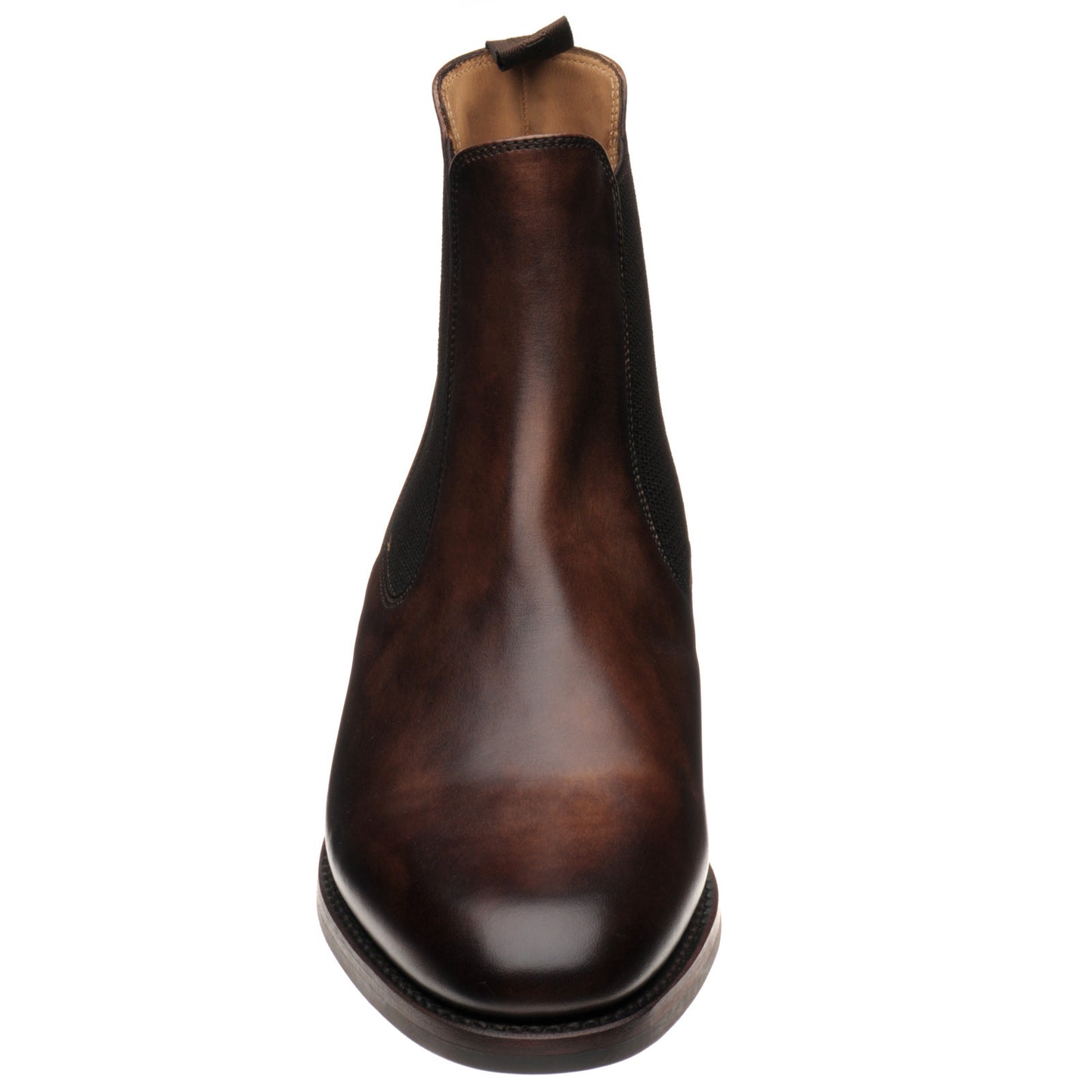 Product image for Loake Hickstead Rubber mens rubber-soled boots in museum brown calf (second)
