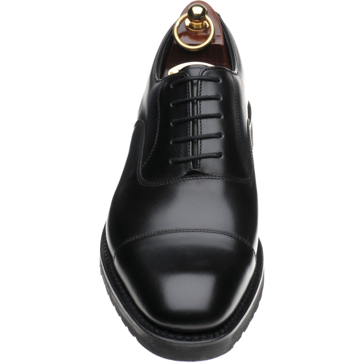 Product image for Loake Hitchcock mens rubber-soled Oxfords in black calf (second)