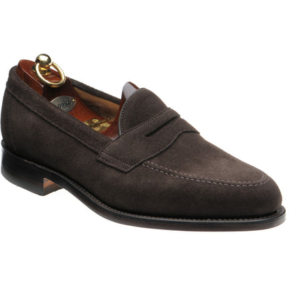 Product image for Loake Imperial in dark brown suede