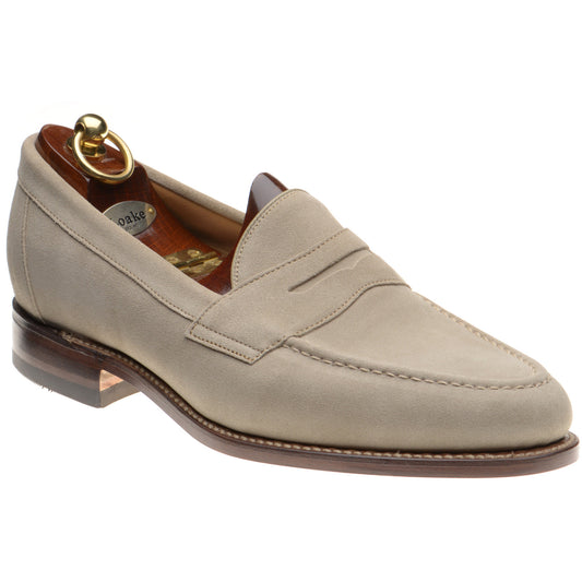 Product image for Loake Imperial mens loafers in sand suede (second)