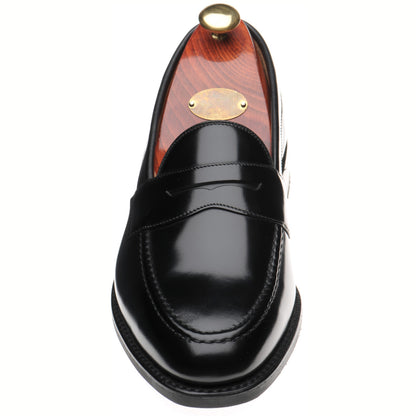 Product image for Loake Imperial Rubber in black polished