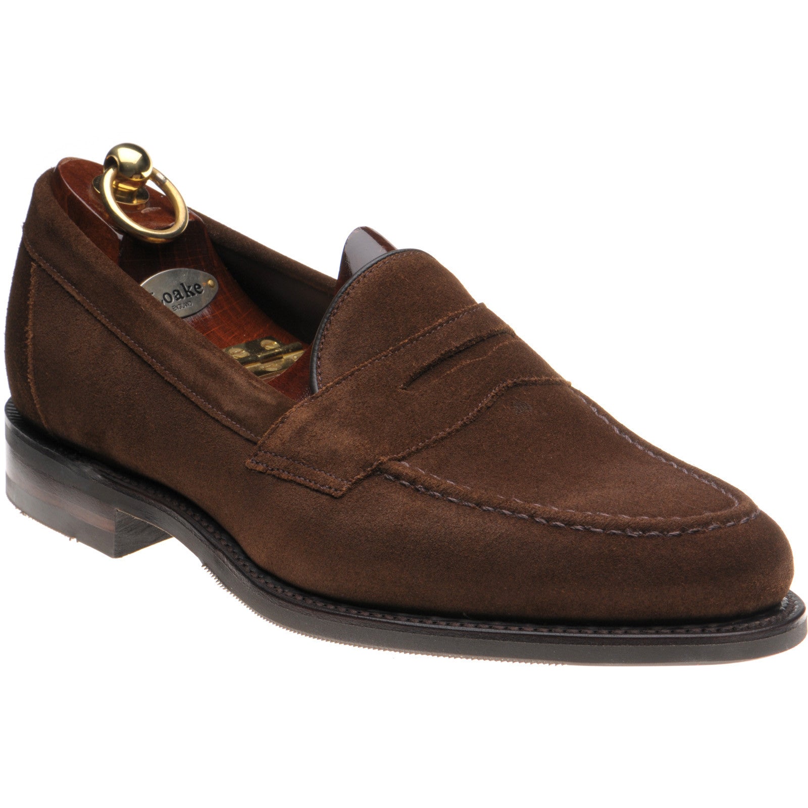 Product image for Loake Imperial Rubber in brown suede