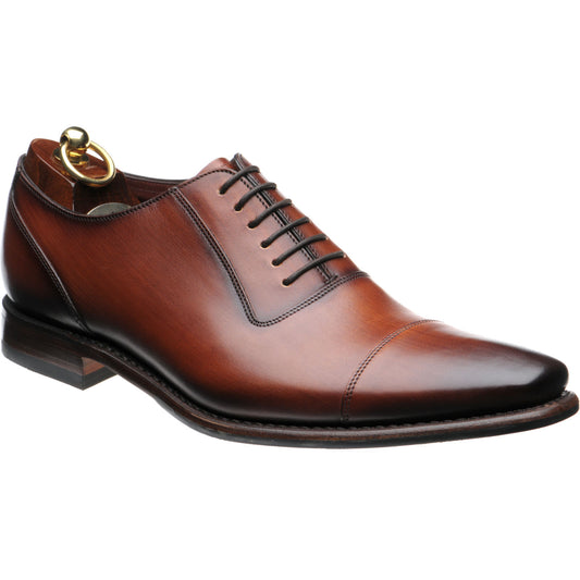 Product image for Loake Larch mens hybrid-soled Oxfords in chestnut calf (second)