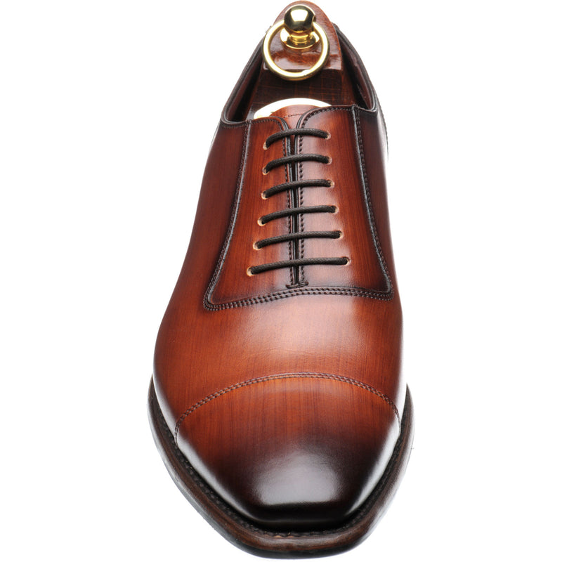 Product image for Loake Larch mens hybrid-soled Oxfords in chestnut calf (second)