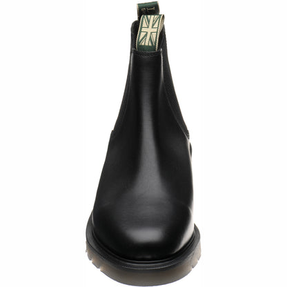 Product image for Loake McCauley mens rubber-soled Chelsea boots in black calf (second)