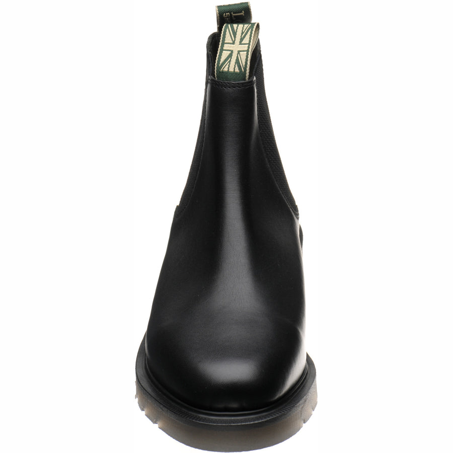Product image for Loake McCauley mens rubber-soled Chelsea boots in black calf (second)