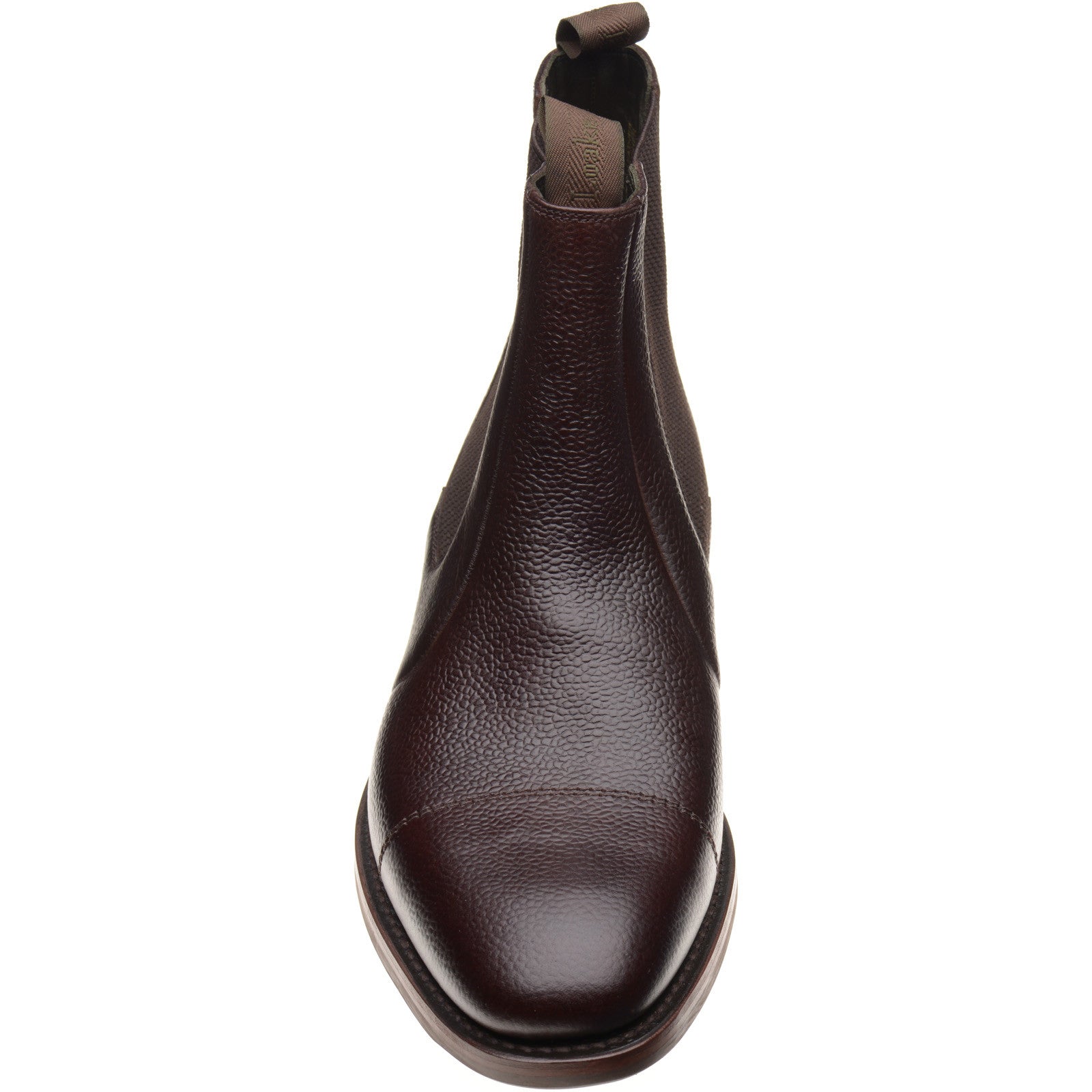 Product image for Loake Newbury 2 mens boots in dark brown grain (second)