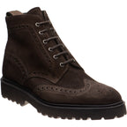 Dark Brown Suede