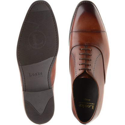 Product image for Loake Phoenix mens rubber-soled Oxfords in scotch calf (second)