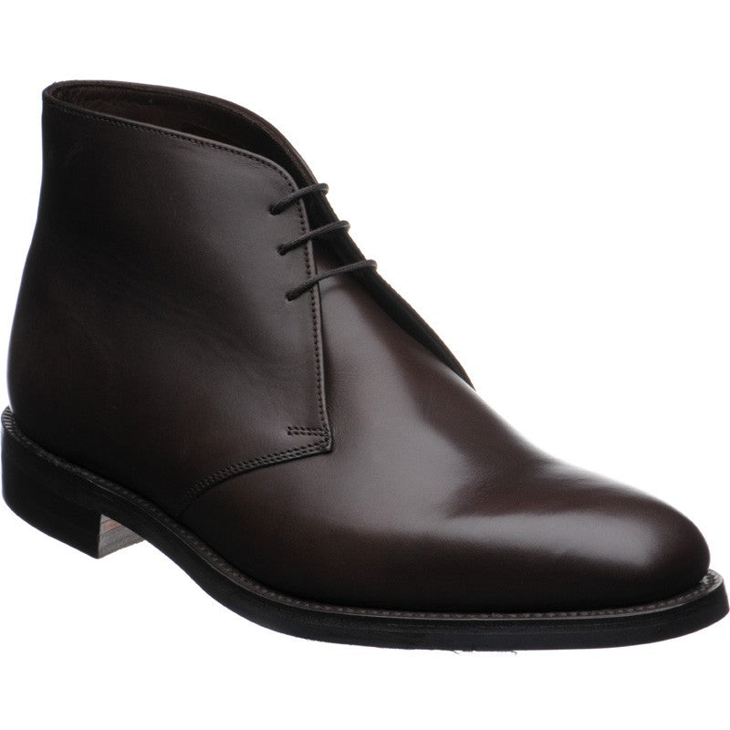 Product image for Loake Pimlico mens rubber-soled Chukka boots in dark brown calf (second)
