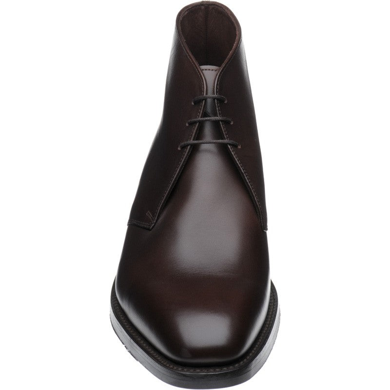 Product image for Loake Pimlico mens rubber-soled Chukka boots in dark brown calf (second)