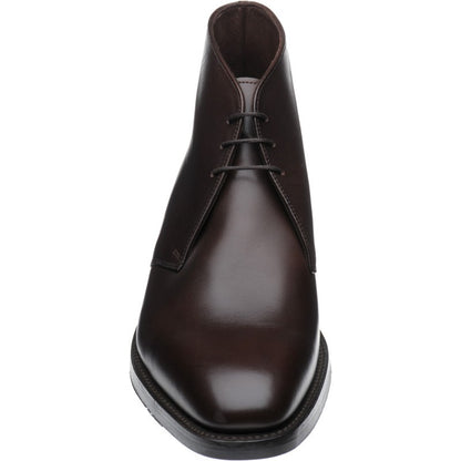 Product image for Loake Pimlico mens rubber-soled Chukka boots in dark brown calf (second)