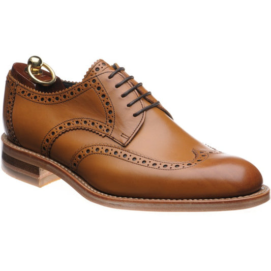 Product image for Loake Rankin mens brogues in tan calf (second)