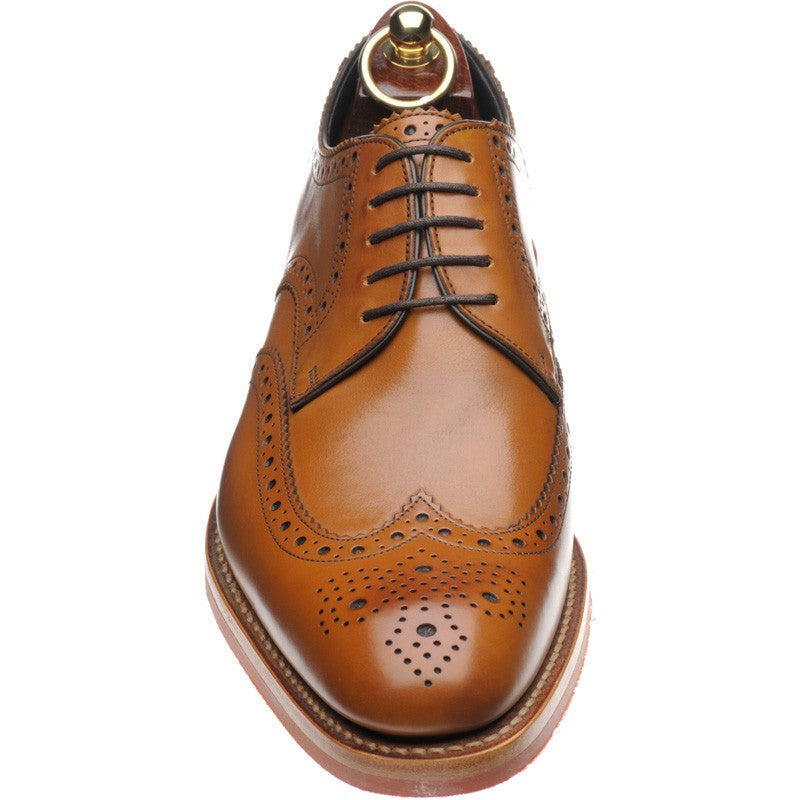 Product image for Loake Redgrave mens rubber-soled brogues in tan calf (second)