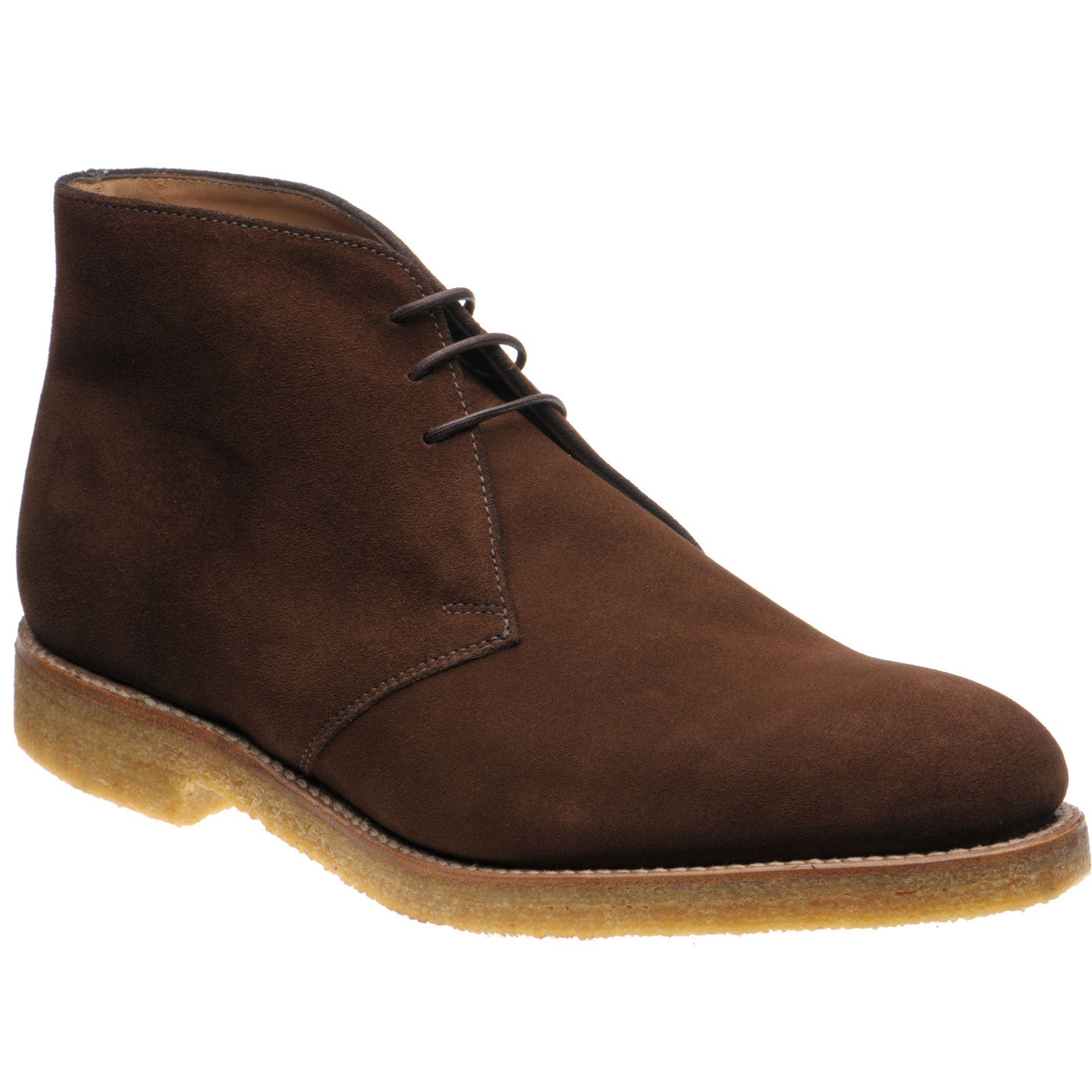 Product image for Loake Rivington mens Chukka boots in brown suede
