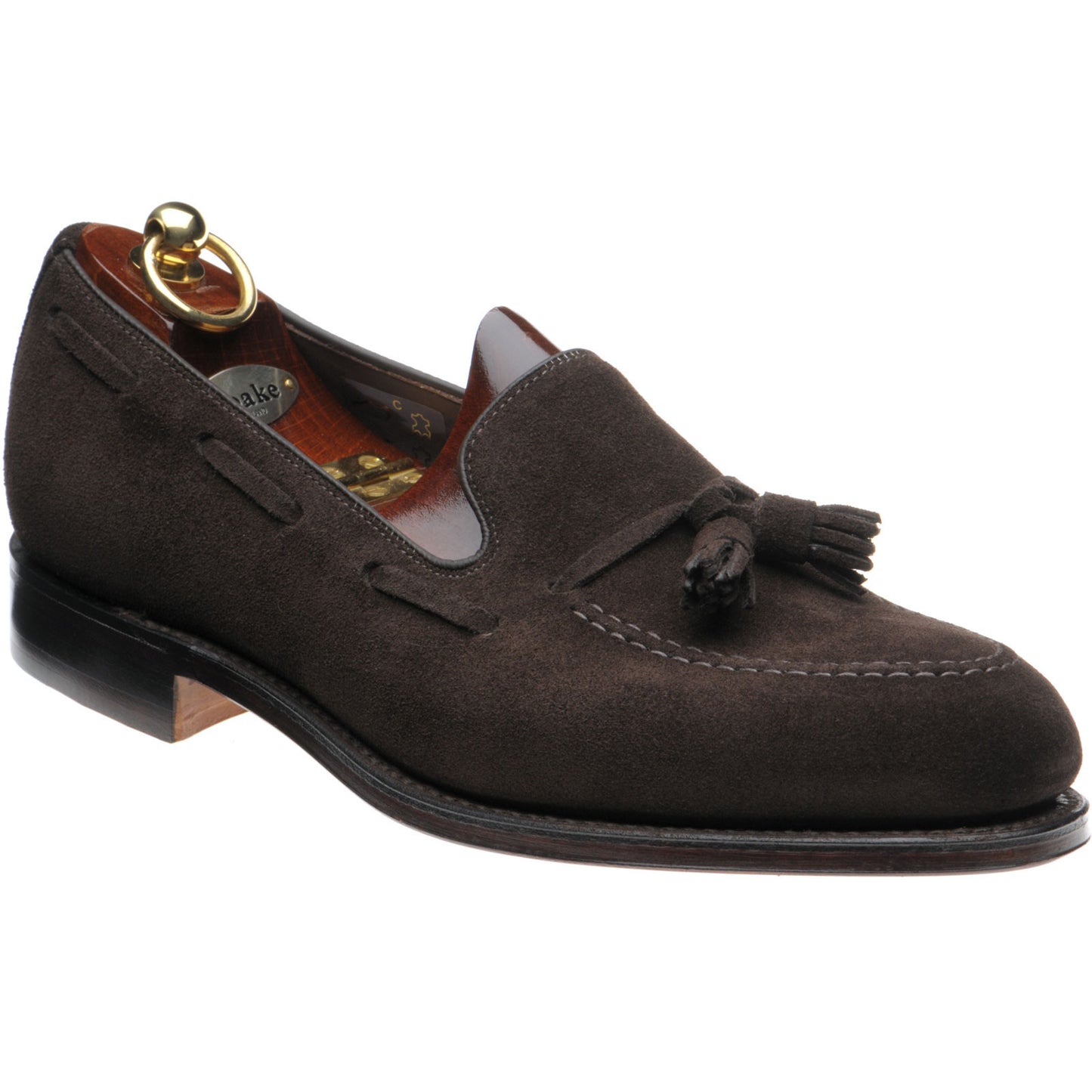 Product image for Loake Russell in choc brown suede