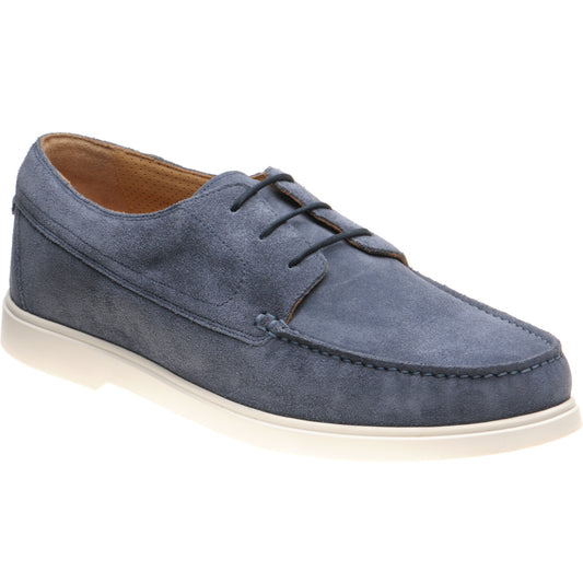 Product image for Loake Sardinia in gulf light blue suede