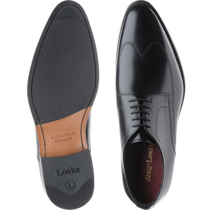 Product image for Loake Victor mens brogues in black calf (second)