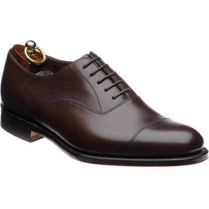 Product image for Loake Wadham mens Oxfords in dark brown calf (second)