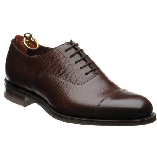 Product image for Loake Wadham Rubber mens rubber-soled Oxfords in brown grain (second)