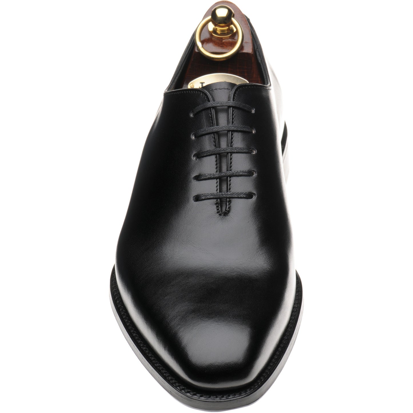 Product image for Loake Wholebury mens wholecuts in black calf (second)
